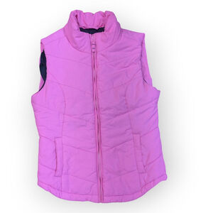 Aeropostale Pink Puffer Vest Size Small